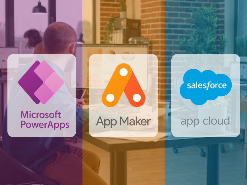 Microsoft Power Apps, Google App Maker, And Salesforce App Cloud ade-technologies 

